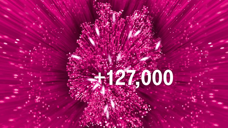 Internet access of up to 100 Mbit/s
