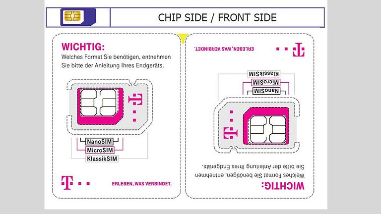 Less plastic waste: Telekom reduces SIM card size