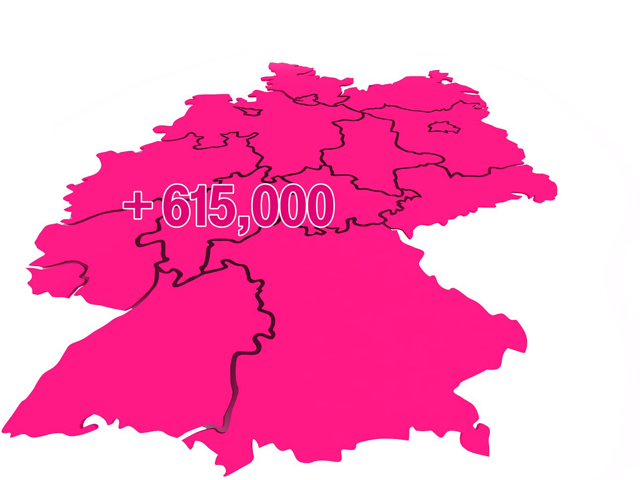 Even faster speeds for 615,000 lines