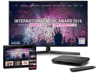Telekom shows the International Music Award live and exclusive on MagentaTV. 