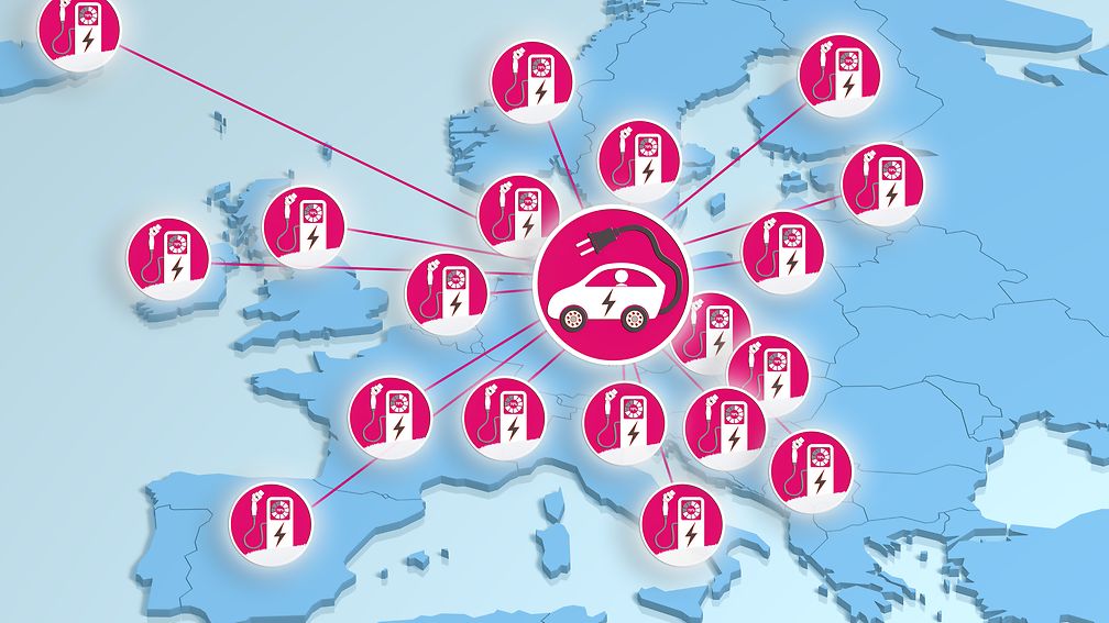 GET CHARGE from Deutsche Telekom gives electric car drivers unlimited mobility.