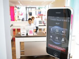 iPhone in a Telekom Shop.
