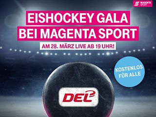 MagentaSport überträgt Eishockey Gala im Instagram Live-Format.