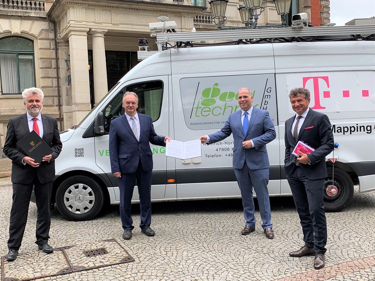 Feierliche Unterzeichnung des Digitalpakts Sachsen-Anhalt in Magdeburg