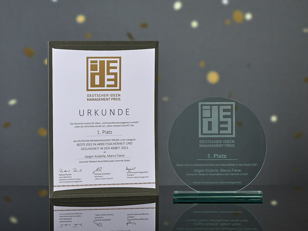 Zutrittsampel gewinnt Preis.