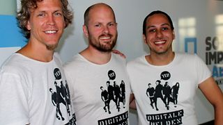 The founders of the “Digitale Helden”: Florian Borns, Jörg Schüler, Gregory Grund.