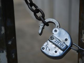 Geknacktes Schloss