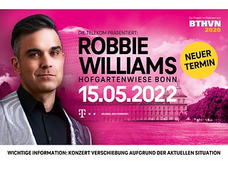 Robbie Williams spielt 2022 in Bonn 