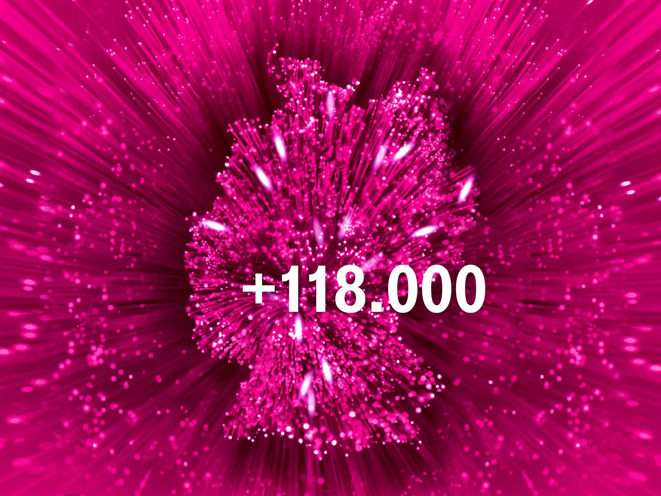 Die Telekom hat im April für 118.000 Haushalte die Internet-Geschwindigkeit erhöht.