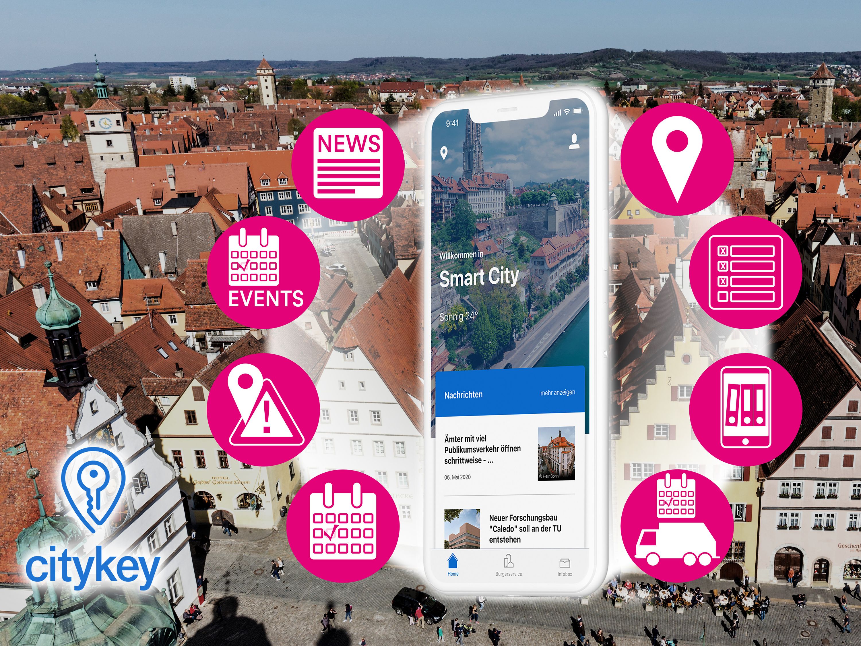 Citykey meine Stadt in einer App Deutsche Telekom