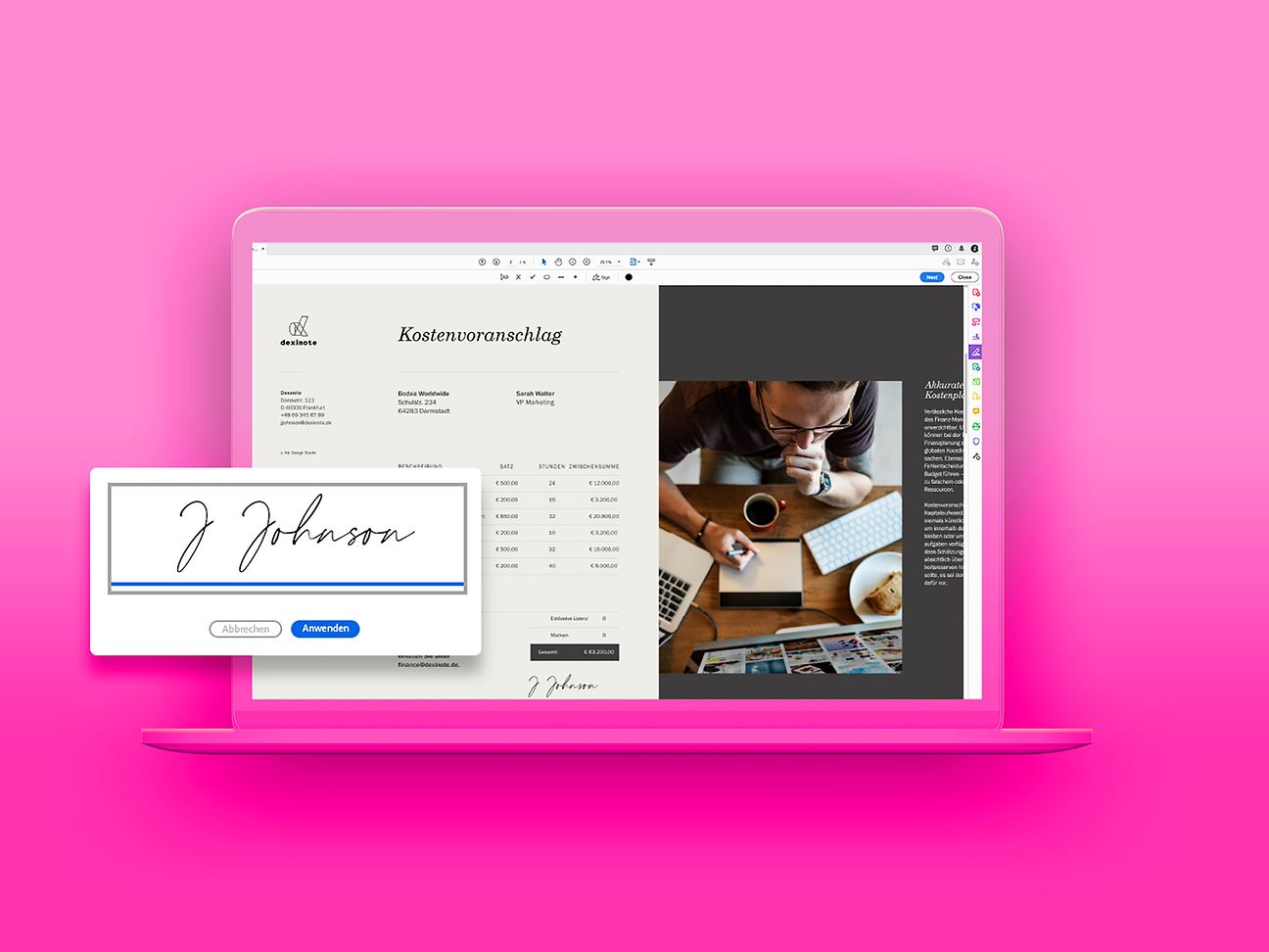 Kein Papierkram mehr: Telekom bietet Adobe Sign für elektronische Signatur.
