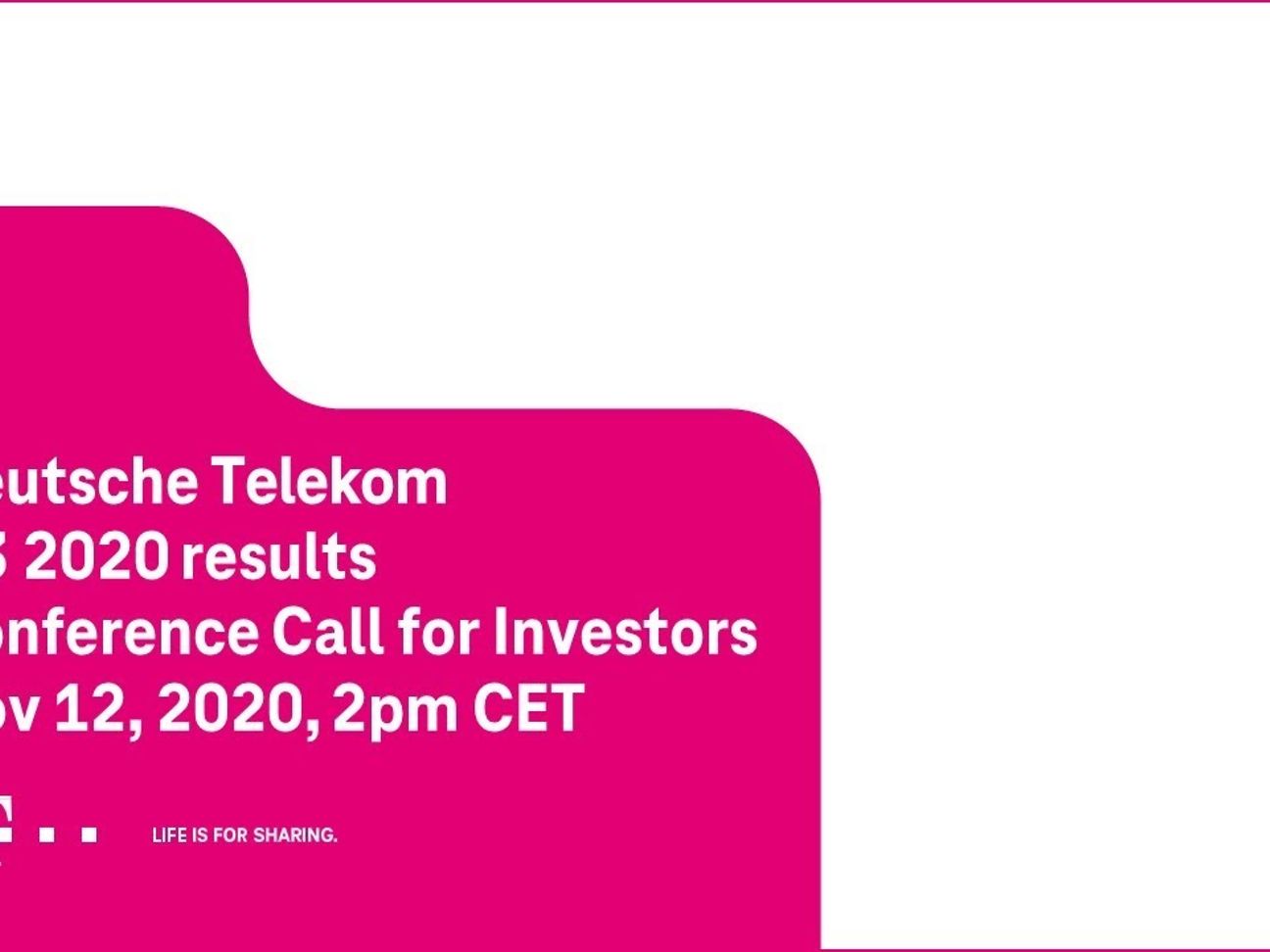 Financial Results 2020 | Deutsche Telekom