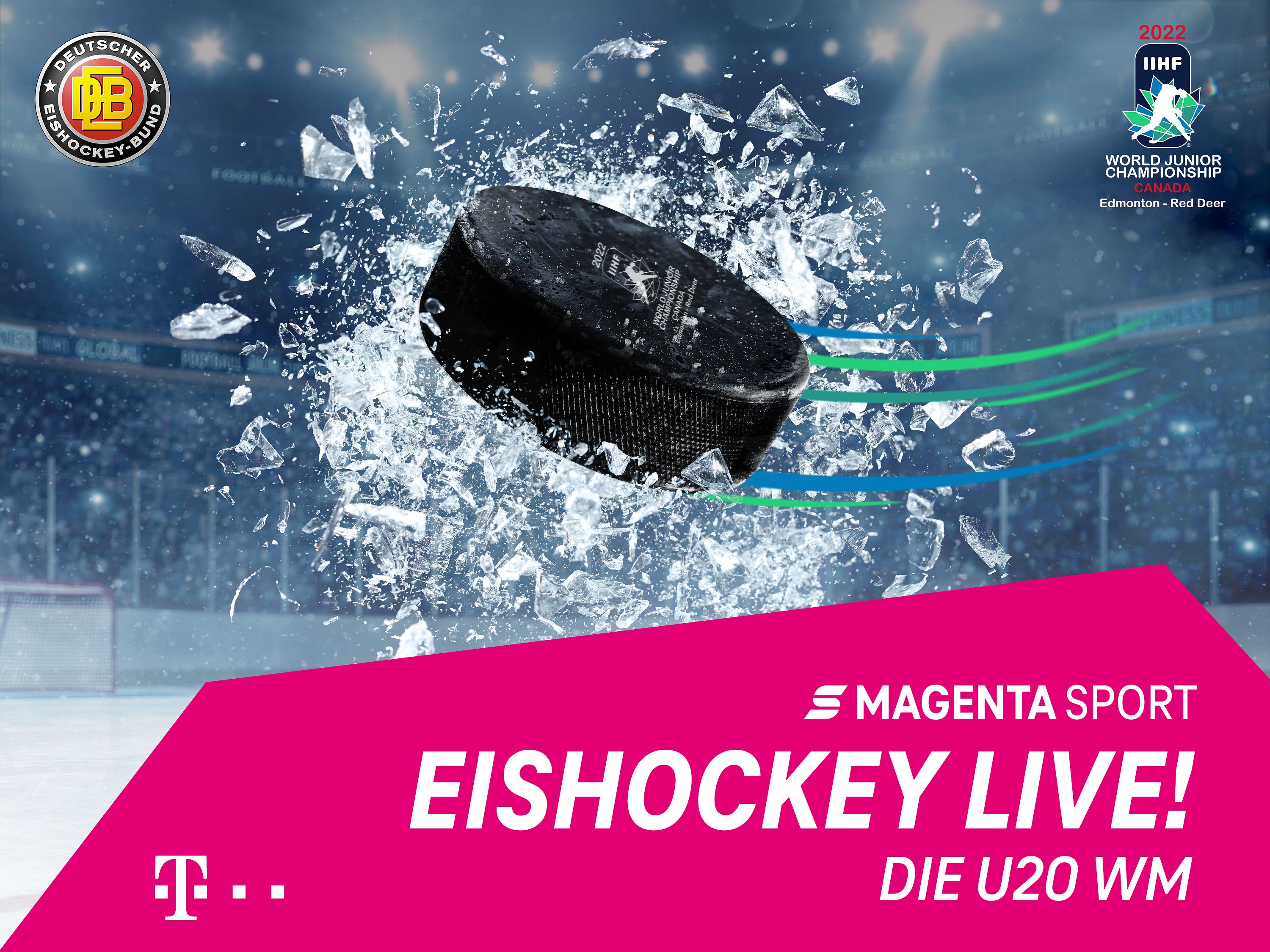 Eishockey live Die U20WM bei MagentaSport und MagentaTV Deutsche