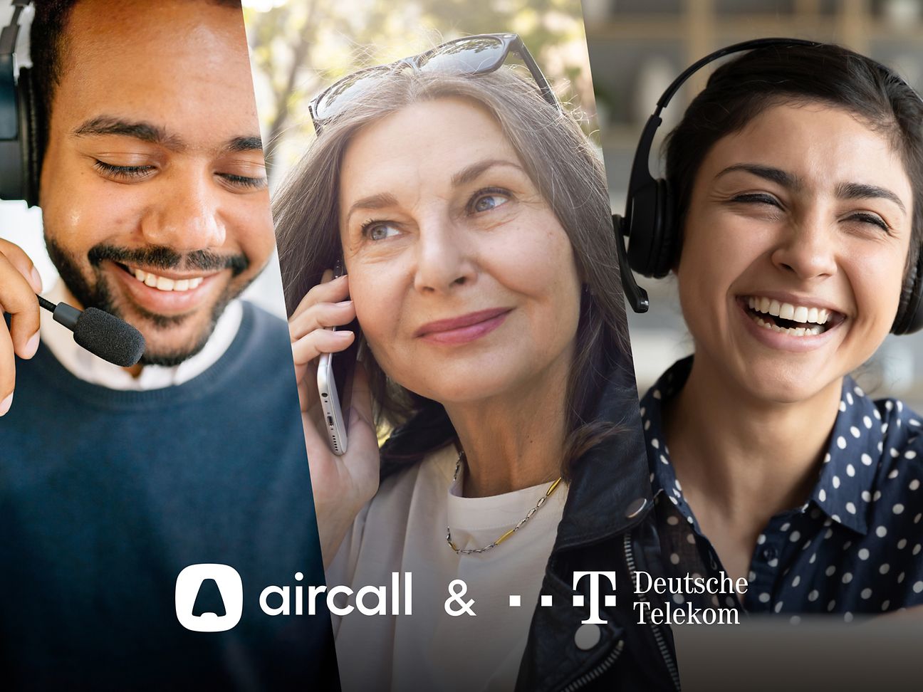 Menschen am Telefon