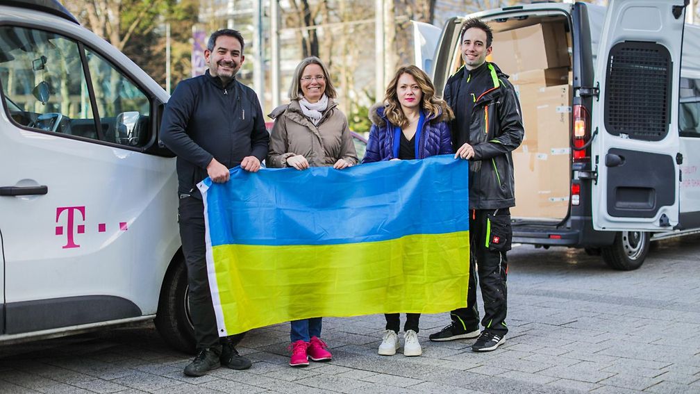(from left) Michael Regel, Birgit Bohle, Olga Nevska and Tim Schiller.
