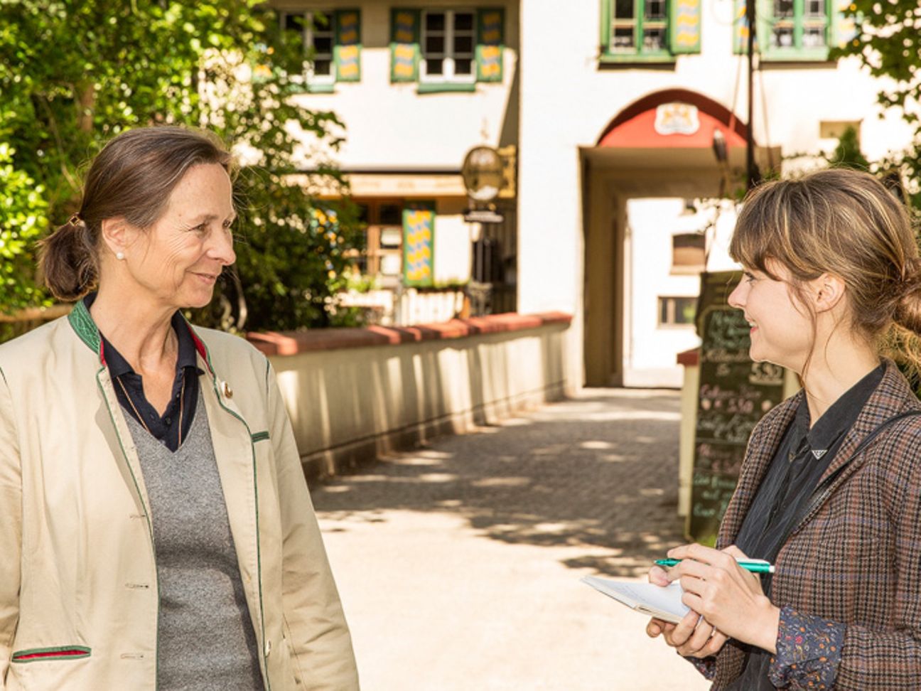 Prinzessin Beatrix von Bayern im Gespräch mit unserer Autorin Caroline Eichhorn.