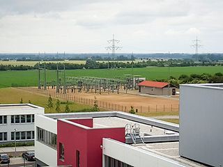 Blick vom Dach des Rechenzentrum Biere.
